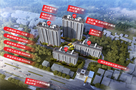 急售！铁建领秀城步梯2楼精装大三房仅售65万，证齐可按揭